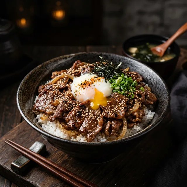 Beef Yakiniku Don